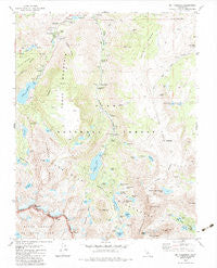 Mt. Thompson California Historical topographic map, 1:24000 scale, 7.5 X 7.5 Minute, Year 1983