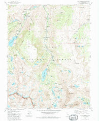 Mt. Thompson California Historical topographic map, 1:24000 scale, 7.5 X 7.5 Minute, Year 1983