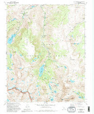 Mt. Thompson California Historical topographic map, 1:24000 scale, 7.5 X 7.5 Minute, Year 1983