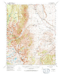 Mt. Tom California Historical topographic map, 1:62500 scale, 15 X 15 Minute, Year 1949