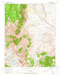 Mt. Tom California Historical topographic map, 1:62500 scale, 15 X 15 Minute, Year 1949