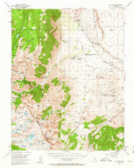 Mt. Tom California Historical topographic map, 1:62500 scale, 15 X 15 Minute, Year 1949
