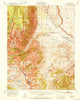 Mt. Tom California Historical topographic map, 1:62500 scale, 15 X 15 Minute, Year 1951