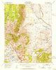 Mt. Tom California Historical topographic map, 1:62500 scale, 15 X 15 Minute, Year 1954