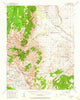Mt. Tom California Historical topographic map, 1:62500 scale, 15 X 15 Minute, Year 1954