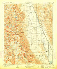 Mt. Whitney California Historical topographic map, 1:125000 scale, 30 X 30 Minute, Year 1907