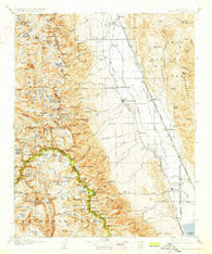 Mt. Whitney California Historical topographic map, 1:125000 scale, 30 X 30 Minute, Year 1907
