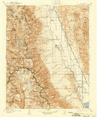Mt. Whitney California Historical topographic map, 1:125000 scale, 30 X 30 Minute, Year 1907
