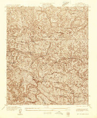 Mt. Wilson California Historical topographic map, 1:24000 scale, 7.5 X 7.5 Minute, Year 1934