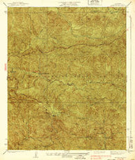 Mt. Wilson California Historical topographic map, 1:24000 scale, 7.5 X 7.5 Minute, Year 1939