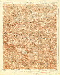 Mt. Wilson California Historical topographic map, 1:24000 scale, 7.5 X 7.5 Minute, Year 1939