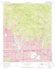 Mt. Wilson California Historical topographic map, 1:24000 scale, 7.5 X 7.5 Minute, Year 1966