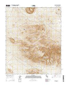 Mud Hills California Current topographic map, 1:24000 scale, 7.5 X 7.5 Minute, Year 2015