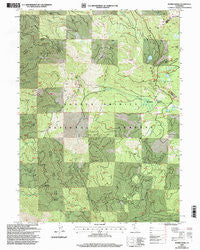 Mumbo Basin California Historical topographic map, 1:24000 scale, 7.5 X 7.5 Minute, Year 1998
