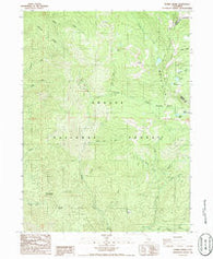 Mumbo Basin California Historical topographic map, 1:24000 scale, 7.5 X 7.5 Minute, Year 1986