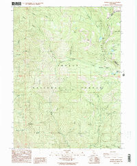 Mumbo Basin California Historical topographic map, 1:24000 scale, 7.5 X 7.5 Minute, Year 1986