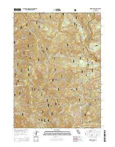 Mumbo Basin California Current topographic map, 1:24000 scale, 7.5 X 7.5 Minute, Year 2015