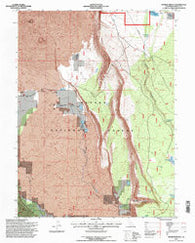 Murken Bench California Historical topographic map, 1:24000 scale, 7.5 X 7.5 Minute, Year 1995