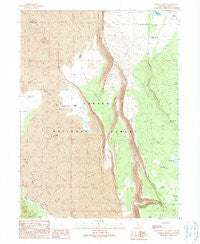 Murken Bench California Historical topographic map, 1:24000 scale, 7.5 X 7.5 Minute, Year 1990