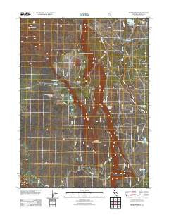 Murken Bench California Historical topographic map, 1:24000 scale, 7.5 X 7.5 Minute, Year 2012