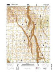 Murken Bench California Current topographic map, 1:24000 scale, 7.5 X 7.5 Minute, Year 2015