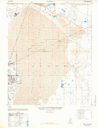 Muroc California Historical topographic map, 1:24000 scale, 7.5 X 7.5 Minute, Year 1968