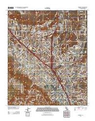 Murrieta California Historical topographic map, 1:24000 scale, 7.5 X 7.5 Minute, Year 2012