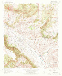Murrieta California Historical topographic map, 1:24000 scale, 7.5 X 7.5 Minute, Year 1953