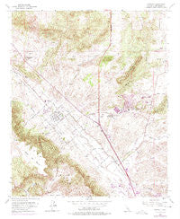 Murrieta California Historical topographic map, 1:24000 scale, 7.5 X 7.5 Minute, Year 1953