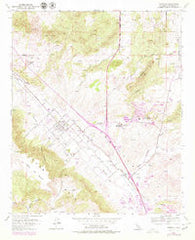 Murrieta California Historical topographic map, 1:24000 scale, 7.5 X 7.5 Minute, Year 1953