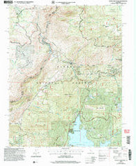 Musick Mountain California Historical topographic map, 1:24000 scale, 7.5 X 7.5 Minute, Year 2004