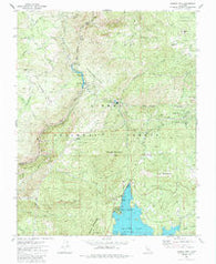 Musick Mtn California Historical topographic map, 1:24000 scale, 7.5 X 7.5 Minute, Year 1982