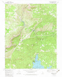 Musick Mtn California Historical topographic map, 1:24000 scale, 7.5 X 7.5 Minute, Year 1982