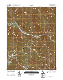 Myers Flat California Historical topographic map, 1:24000 scale, 7.5 X 7.5 Minute, Year 2012