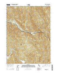 Myers Flat California Current topographic map, 1:24000 scale, 7.5 X 7.5 Minute, Year 2015