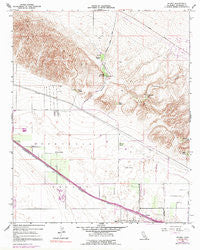 Myoma California Historical topographic map, 1:24000 scale, 7.5 X 7.5 Minute, Year 1958