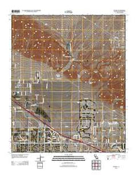 Myoma California Historical topographic map, 1:24000 scale, 7.5 X 7.5 Minute, Year 2012