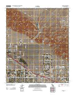 Myoma California Historical topographic map, 1:24000 scale, 7.5 X 7.5 Minute, Year 2012