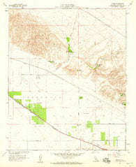 Myoma California Historical topographic map, 1:24000 scale, 7.5 X 7.5 Minute, Year 1958