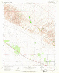 Myoma California Historical topographic map, 1:24000 scale, 7.5 X 7.5 Minute, Year 1958