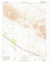 Myoma California Historical topographic map, 1:24000 scale, 7.5 X 7.5 Minute, Year 1958