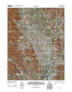 Napa California Historical topographic map, 1:24000 scale, 7.5 X 7.5 Minute, Year 2012