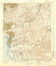 National City California Historical topographic map, 1:31680 scale, 7.5 X 7.5 Minute, Year 1944