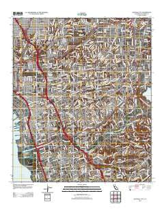 National City California Historical topographic map, 1:24000 scale, 7.5 X 7.5 Minute, Year 2012