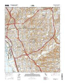 National City California Current topographic map, 1:24000 scale, 7.5 X 7.5 Minute, Year 2015