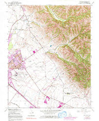 Natividad California Historical topographic map, 1:24000 scale, 7.5 X 7.5 Minute, Year 1947