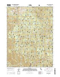 Naufus Creek California Current topographic map, 1:24000 scale, 7.5 X 7.5 Minute, Year 2015