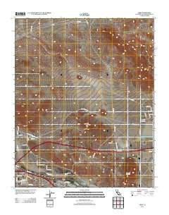 Nebo California Historical topographic map, 1:24000 scale, 7.5 X 7.5 Minute, Year 2012
