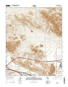 Nebo California Current topographic map, 1:24000 scale, 7.5 X 7.5 Minute, Year 2015