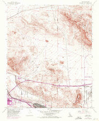 Nebo California Historical topographic map, 1:24000 scale, 7.5 X 7.5 Minute, Year 1953